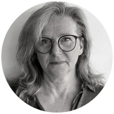 Profilbild på Heidi Kjørsvik i svartvitt